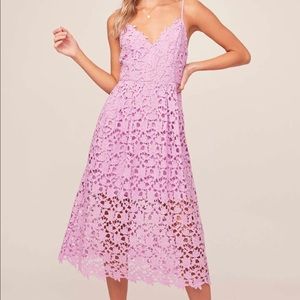 Lace midi dress ASTR THE LABLE